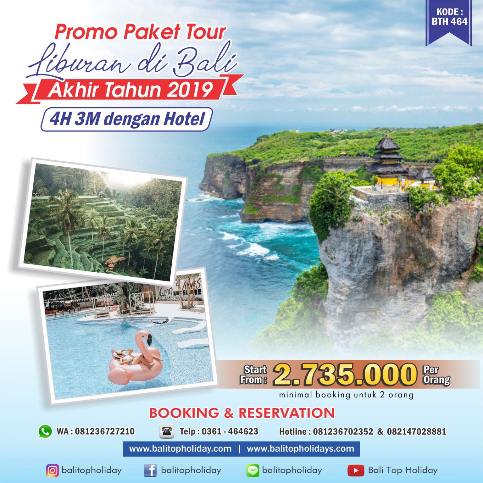 Paket Liburan Bali 2020 (Promo Wisata Tahun 2020